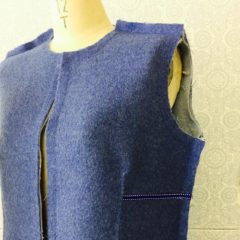 ダブルフェイス仕立ては永遠の手作業