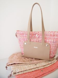 着せ替えバッグ 布バッグ ツイードバッグ トートバッグ