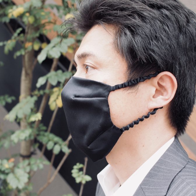 メンズ用シルクマスク